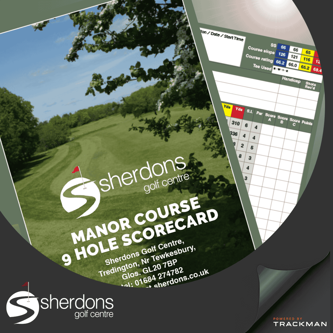 Sherdons Manor Course 9 hole scorecard